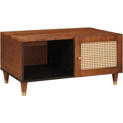 vidaXL Couchtisch 80 x 50 x 40 cm Massivholz Mango vidaXL Couchtisch 80 x 50 x 40 cm Massivholz Mango