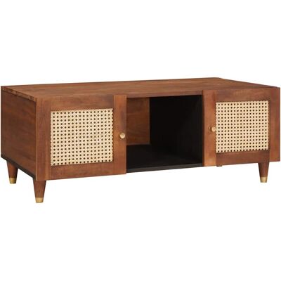vidaXL Couchtisch 100 x 54 x 40 cm Massivholz Mango vidaXL Couchtisch 100 x 54 x 40 cm Massivholz Mango