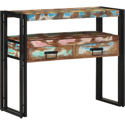 vidaXL Konsolentisch 90 x 33 x 75 cm Massives upgecyceltes Holz vidaXL Konsolentisch 90 x 33 x 75 cm Massives upgecyceltes Holz