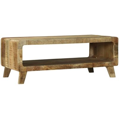 vidaXL Couchtisch Braun 90 x 50 x 35 cm Massivholz Mango vidaXL Couchtisch Braun 90 x 50 x 35 cm Massivholz Mango
