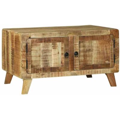 vidaXL Couchtisch Braun 80 x 54 x 45 cm Massivholz Mango vidaXL Couchtisch Braun 80 x 54 x 45 cm Massivholz Mango