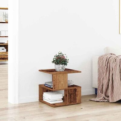 vidaXL Beistelltisch Altes Holz - Quadratischer Holztisch - Innenmöbel vidaXL Beistelltisch Altes Holz - Quadratischer Holztisch - Innenmöbel