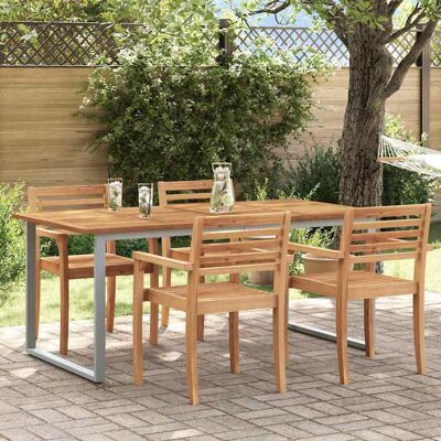 Vidaxl Graue Gartentisch - 180x90x75 cm - Gartentisch Vidaxl Graue Gartentisch - 180x90x75 cm - Gartentisch