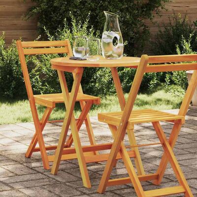 vidaXL Gartentisch Natur 60 x 60 x 72 cm Massivholz Akazie vidaXL Gartentisch Natur 60 x 60 x 72 cm Massivholz Akazie