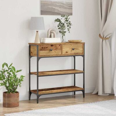 Vidaxl Alte Holzoptik 72,5x25x75 cm Beistelltisch - Beistelltisch Vidaxl Alte Holzoptik 72,5x25x75 cm Beistelltisch - Beistelltisch