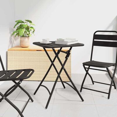 vidaXL Bistrotisch Anthrazit 55 x 55 x 72,5 cm vidaXL Bistrotisch Anthrazit 55 x 55 x 72,5 cm