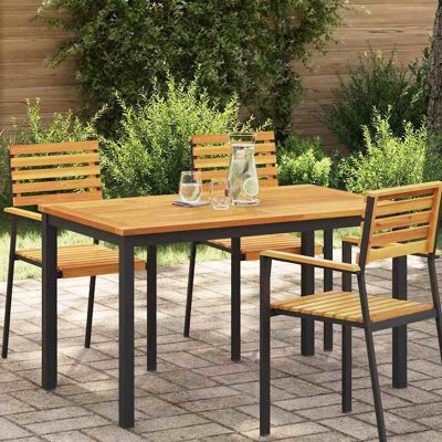 vidaXL Tischplatte Öl-Natur 120 x 70 x 2 cm Massivholz Akazie vidaXL Tischplatte Öl-Natur 120 x 70 x 2 cm Massivholz Akazie