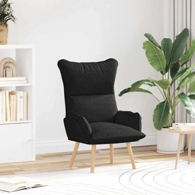 Vidaxl Schwarzes Stoff Relaxsessel - Stuhl Vidaxl Schwarzes Stoff Relaxsessel - Stuhl