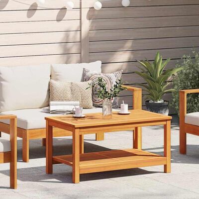 vidaXL Beistelltisch Öl-Natur 90 x 50 x 45 cm Massivholz Akazie vidaXL Beistelltisch Öl-Natur 90 x 50 x 45 cm Massivholz Akazie