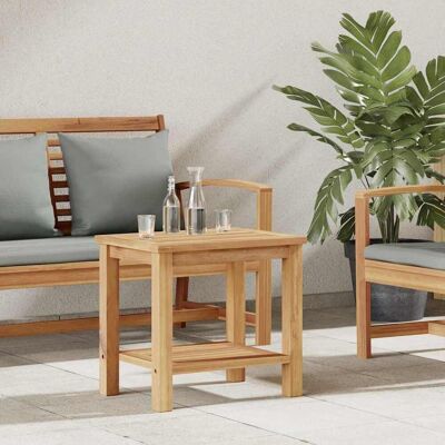 vidaXL Couchtisch mit Speicher Braun 50 x 35 x 45 cm Massivholz Teak vidaXL Couchtisch mit Speicher Braun 50 x 35 x 45 cm Massivholz Teak