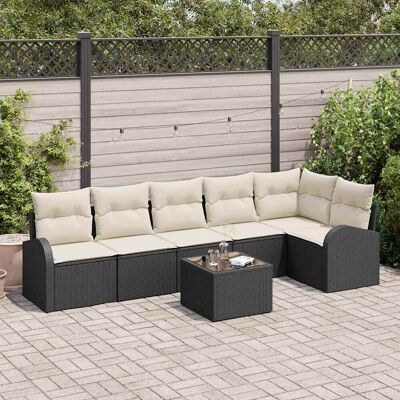 Vidaxl Gartensofa-Set - Modular, Wetterfest, Für 6 Personen Vidaxl Gartensofa-Set - Modular, Wetterfest, Für 6 Personen