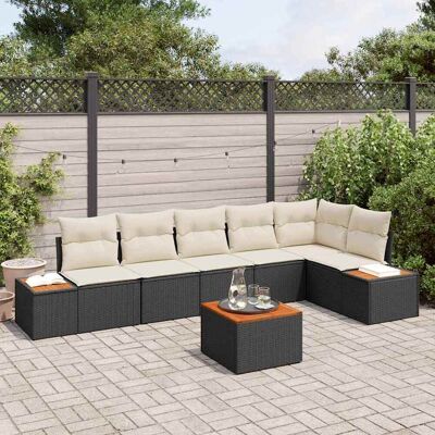 Vidaxl Gartensofa-Set - Modular, Wetterfest, Für 7 Personen Vidaxl Gartensofa-Set - Modular, Wetterfest, Für 7 Personen