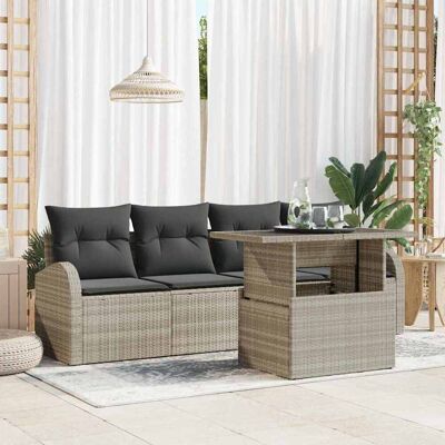 Vidaxl Gartensofa-Set - Modernes Outdoor-Mobiliar Vidaxl Gartensofa-Set - Modernes Outdoor-Mobiliar