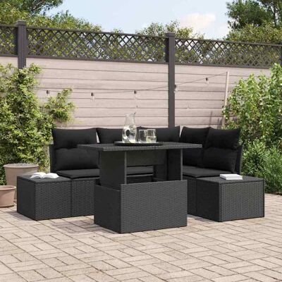 Gartenmöbel 5-teilig - Modern Rattan-Set Gartenmöbel 5-teilig - Modern Rattan-Set