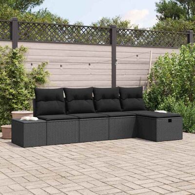 Vidaxl - 5-Piece Garten-Sofaset - Polyrattan Vidaxl - 5-Piece Garten-Sofaset - Polyrattan