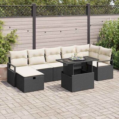 vidaXL Gartensofa-set 8 Stk. Poly-Rattan vidaXL Gartensofa-set 8 Stk. Poly-Rattan