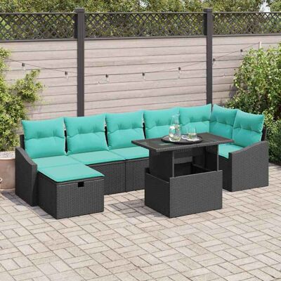 vidaXL Gartensofa-set 8 Stk. Poly-Rattan vidaXL Gartensofa-set 8 Stk. Poly-Rattan