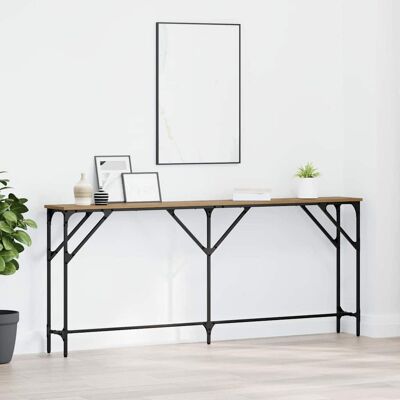 vidaXL Konsolentisch Artisan-Eiche 180 x 23 x 75 cm vidaXL Konsolentisch Artisan-Eiche 180 x 23 x 75 cm