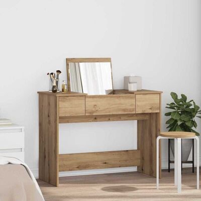 vidaXL Kosmetiktisch Artisan-Eiche 100 x 45 x 76 cm vidaXL Kosmetiktisch Artisan-Eiche 100 x 45 x 76 cm