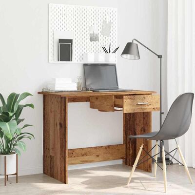 vidaXL Schreibtisch Altholz 100 x 50 x 76 cm Holzwerkstoff vidaXL Schreibtisch Altholz 100 x 50 x 76 cm Holzwerkstoff