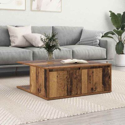 vidaXL Couchtisch Altholz 80 x 80 x 31 cm Holzwerkstoff vidaXL Couchtisch Altholz 80 x 80 x 31 cm Holzwerkstoff