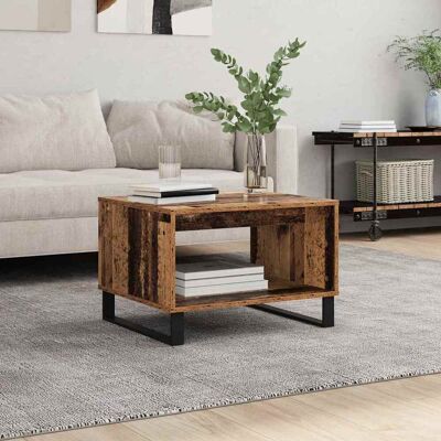 vidaXL Couchtisch Altholz 60 x 50 x 40 cm Holzwerkstoff vidaXL Couchtisch Altholz 60 x 50 x 40 cm Holzwerkstoff