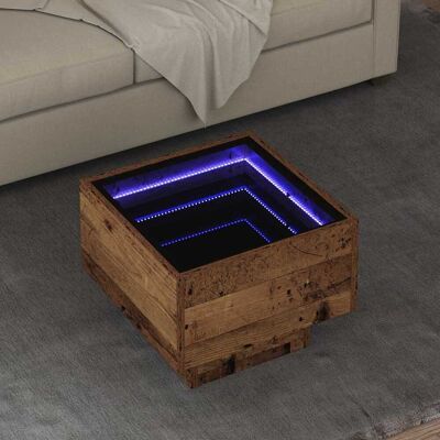 vidaXL Couchtisch Altholz 40 x 40 x 30 cm Holzwerkstoff vidaXL Couchtisch Altholz 40 x 40 x 30 cm Holzwerkstoff