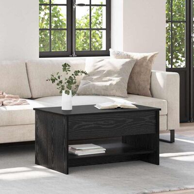 vidaXL Couchtisch Schwarz Eichen-Optik 80 x 50,5 x 41,5 cm vidaXL Couchtisch Schwarz Eichen-Optik 80 x 50,5 x 41,5 cm
