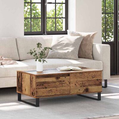 vidaXL Couchtisch Altholz 90 x 50 x 36,5 cm Holzwerkstoff vidaXL Couchtisch Altholz 90 x 50 x 36,5 cm Holzwerkstoff
