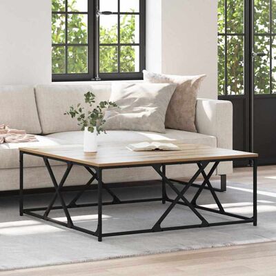 vidaXL Couchtisch Artisan-Eiche 100 x 100 x 40 cm Holzwerkstoff vidaXL Couchtisch Artisan-Eiche 100 x 100 x 40 cm Holzwerkstoff