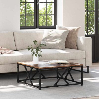 vidaXL Couchtisch Altholz 70 x 70 x 30 cm Holzwerkstoff vidaXL Couchtisch Altholz 70 x 70 x 30 cm Holzwerkstoff