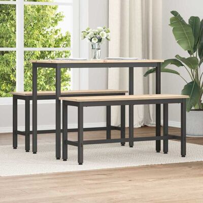 vidaXL Esstische 100 x 32,5 x 49 cm 2 stk. Massives Kiefernholz Natur vidaXL Esstische 100 x 32,5 x 49 cm 2 stk. Massives Kiefernholz Natur
