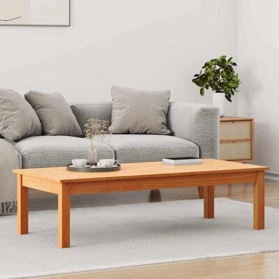 vidaXL Couchtisch Max Braun 110 x 50 x 30 cm Massives Kiefernholz vidaXL Couchtisch Max Braun 110 x 50 x 30 cm Massives Kiefernholz