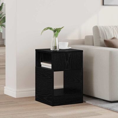 vidaXL Beistelltisch Schwarz Eichen-Optik 30,5 x 30 x 45 cm vidaXL Beistelltisch Schwarz Eichen-Optik 30,5 x 30 x 45 cm