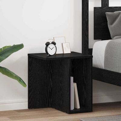 vidaXL Beistelltisch 2 stk. Schwarz Eichen-Optik 37 x 32 x 40 cm vidaXL Beistelltisch 2 stk. Schwarz Eichen-Optik 37 x 32 x 40 cm