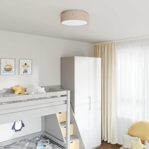 vidaXL Taupe Stoff Rund Deckenlampe - Hängelampe vidaXL Taupe Stoff Rund Deckenlampe - Hängelampe