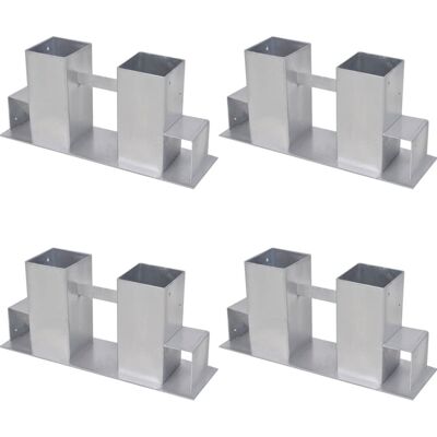 vidaXL Hilfsmittel für Holzstapel 4 pcs 34 x 10 x 15 cm Stahl vidaXL Hilfsmittel für Holzstapel 4 pcs 34 x 10 x 15 cm Stahl