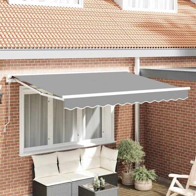 vidaXL Markisenrahmen Verstellbar Weiß 3,5 x 2 m Stahl vidaXL Markisenrahmen Verstellbar Weiß 3,5 x 2 m Stahl