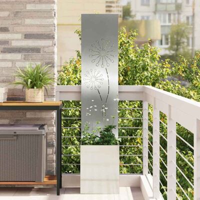 vidaXL Garten Sichtschutz-Leinwand Silber 32 x 150 cm Verzinkter Stahl vidaXL Garten Sichtschutz-Leinwand Silber 32 x 150 cm Verzinkter Stahl