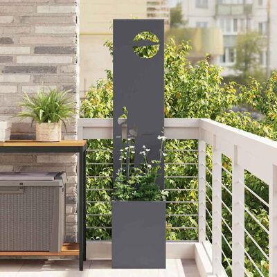 vidaXL Garten Sichtschutz-Leinwand Anthrazit 32 x 150 cm vidaXL Garten Sichtschutz-Leinwand Anthrazit 32 x 150 cm