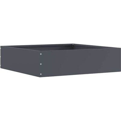 vidaXL Raseneinfassung Anthrazit 50 x 50 x 13 cm Stahl vidaXL Raseneinfassung Anthrazit 50 x 50 x 13 cm Stahl