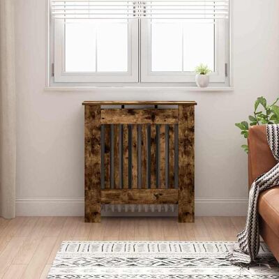 vidaXL Heizkörperabdeckung Raucheiche 78 x 19 x 81,5 cm Holzwerkstoff vidaXL Heizkörperabdeckung Raucheiche 78 x 19 x 81,5 cm Holzwerkstoff
