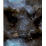 Noordwand Tapete Good Vibes Galaxy with Stars Blau und Schwarz