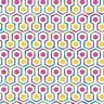 Noordwand Tapete Good Vibes Hexagon Pattern Rosa und Gelb