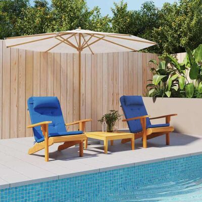 vidaXL Stuhlkissen Uni 2 pcs Blau 58 x 77 x 4,5 cm Oxford-Stoff vidaXL Stuhlkissen Uni 2 pcs Blau 58 x 77 x 4,5 cm Oxford-Stoff