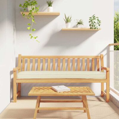 VIDAXL - Creme 180x40x8 cm Wasserfester Oxford Stoffkissen - Kissen VIDAXL - Creme 180x40x8 cm Wasserfester Oxford Stoffkissen - Kissen