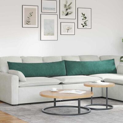 vidaXL Sofakissen 2 pcs Dunkelgrün 145 x 40 cm Cordstoff vidaXL Sofakissen 2 pcs Dunkelgrün 145 x 40 cm Cordstoff