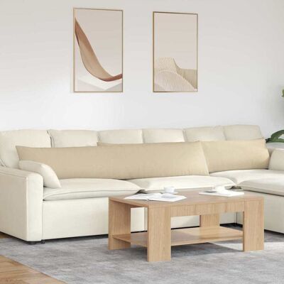 vidaXL Sofakissen 2 stk. Stoff Creme 200 x 40 cm vidaXL Sofakissen 2 stk. Stoff Creme 200 x 40 cm