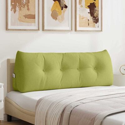vidaXL Rücken Kissen Hellgrün 140 x 24 x 50 cm Stoff vidaXL Rücken Kissen Hellgrün 140 x 24 x 50 cm Stoff