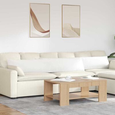vidaXL Sofakissen 2 stk. Stoff Weiß 200 x 40 cm vidaXL Sofakissen 2 stk. Stoff Weiß 200 x 40 cm